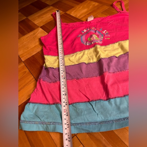 Y2K pyjama camisole very colourful top | size L - Picture 7 of 8